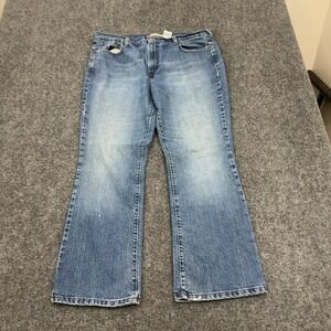 Levis Jeans Womens 16 S Blue Denim 515 Bootcut Stretch Casual Y2K Style